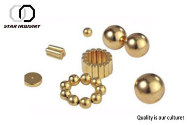 24K χρυσοί μαγνήτες ν-52, καλές χρυσές σφαίρες σφαιρών πιάτων μαγνητών επιστρώματος N52 ισχυρότερες